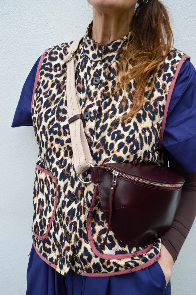 Lolly's Laundry Cairo Leopard Quilted Vest