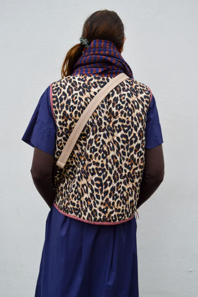 Lolly's Laundry Cairo Leopard Quilted Vest