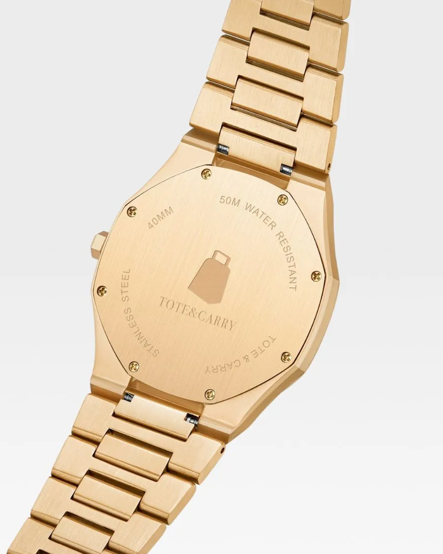 Lux Ambassador Gold Black Watch
