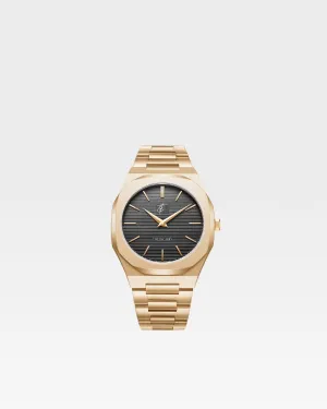 Lux Ambassador Gold Black Watch