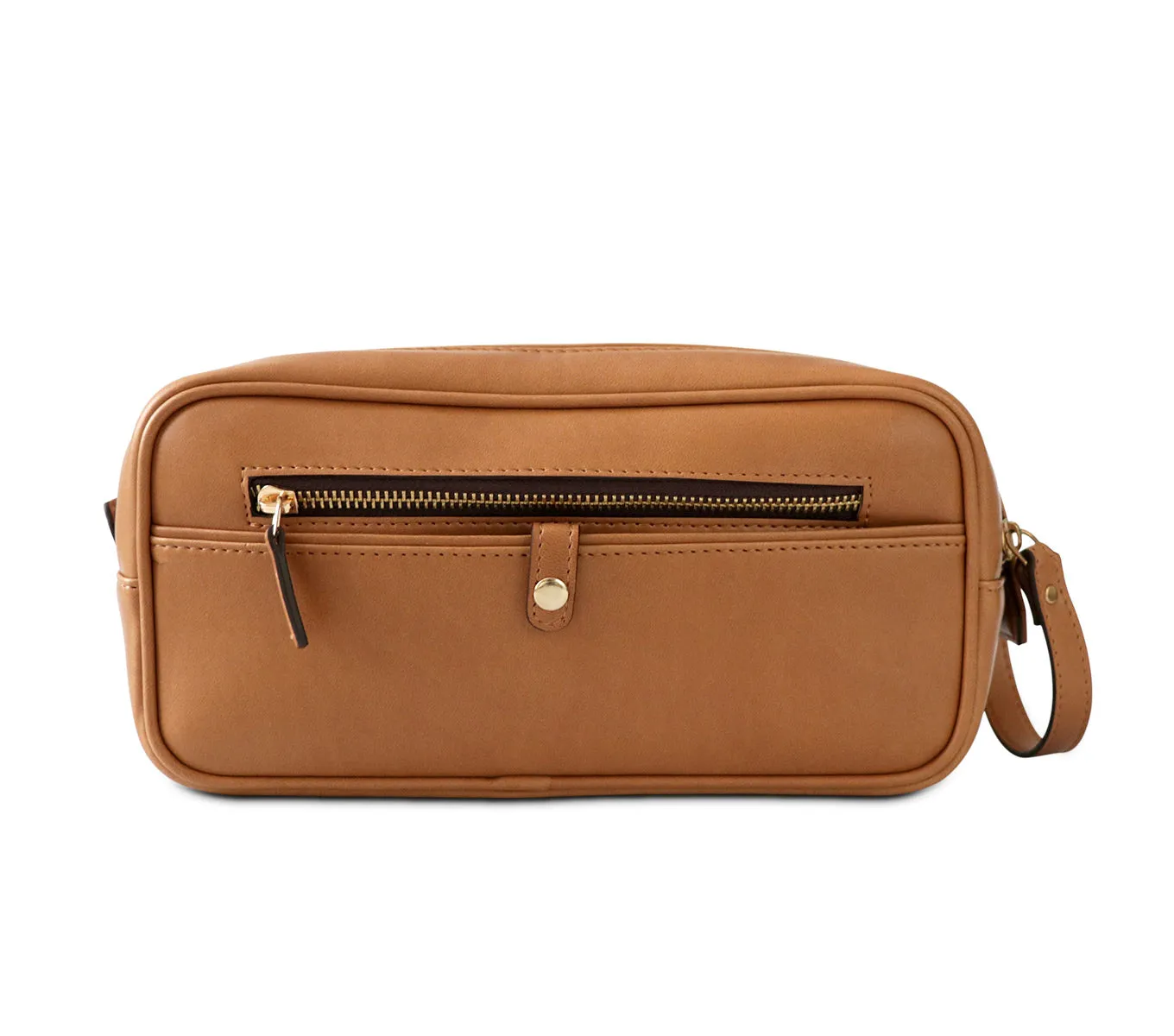 MARLOW DOPP KIT - APPLE LEATHER