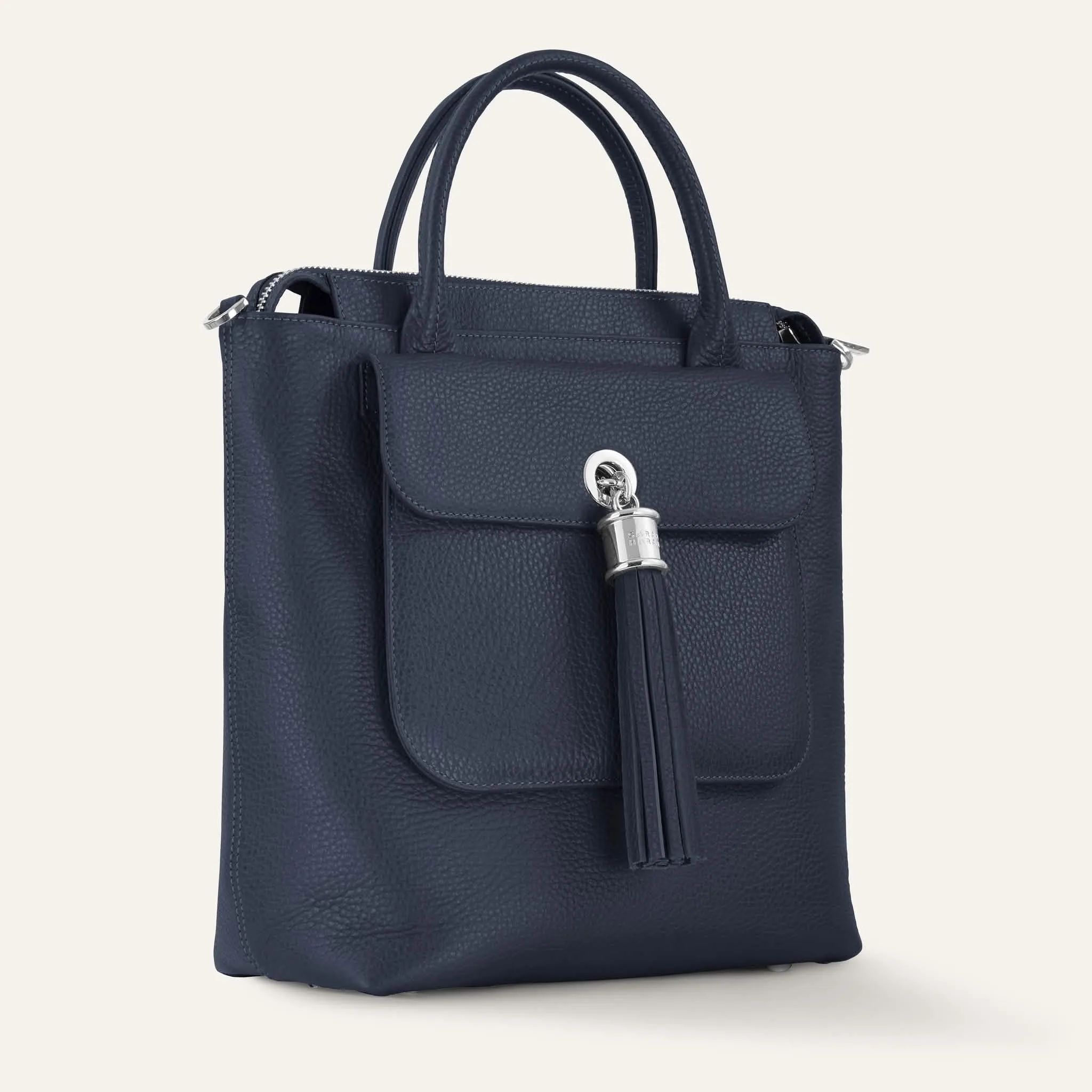 Mini P Backpack | Space with Silver hardware