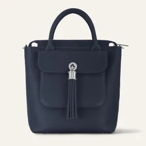 Mini P Backpack | Space with Silver hardware