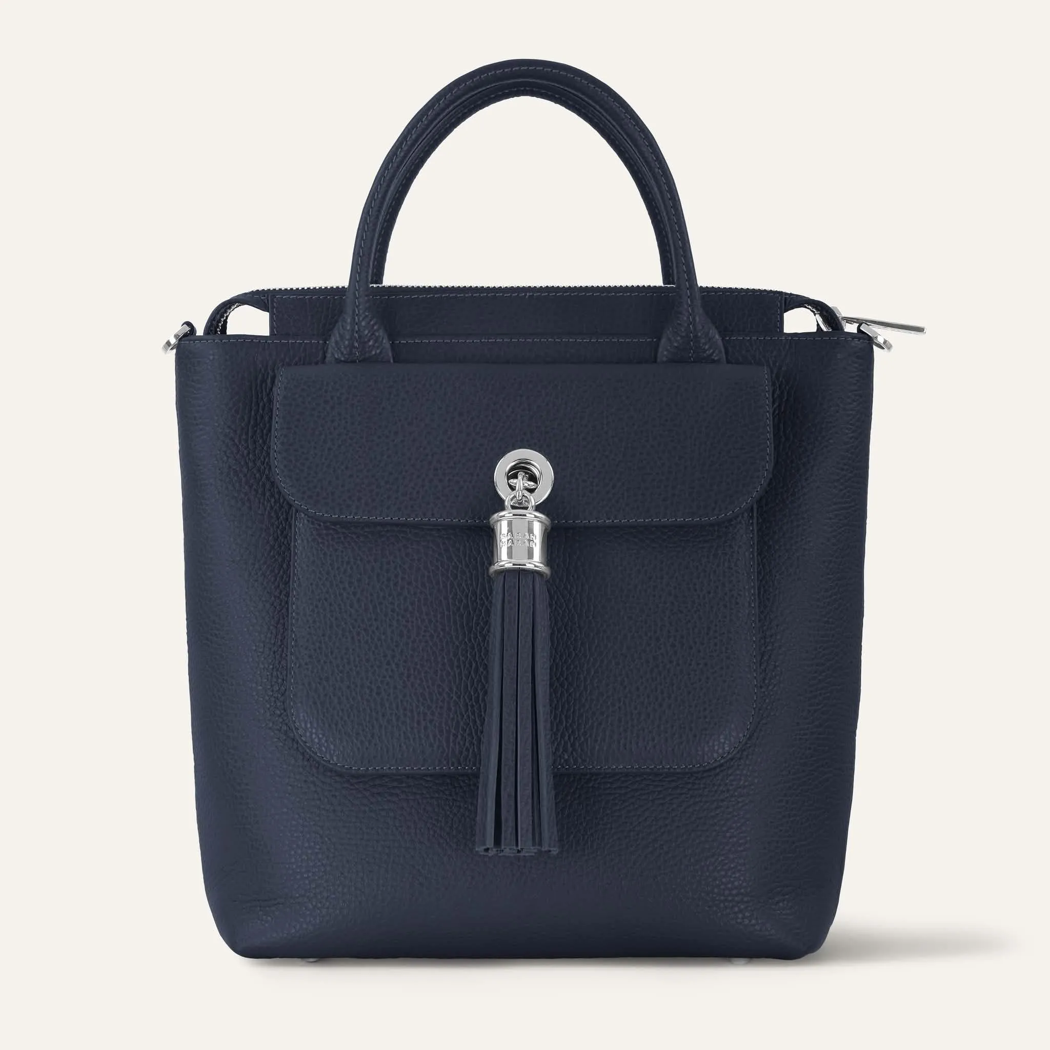 Mini P Backpack | Space with Silver hardware