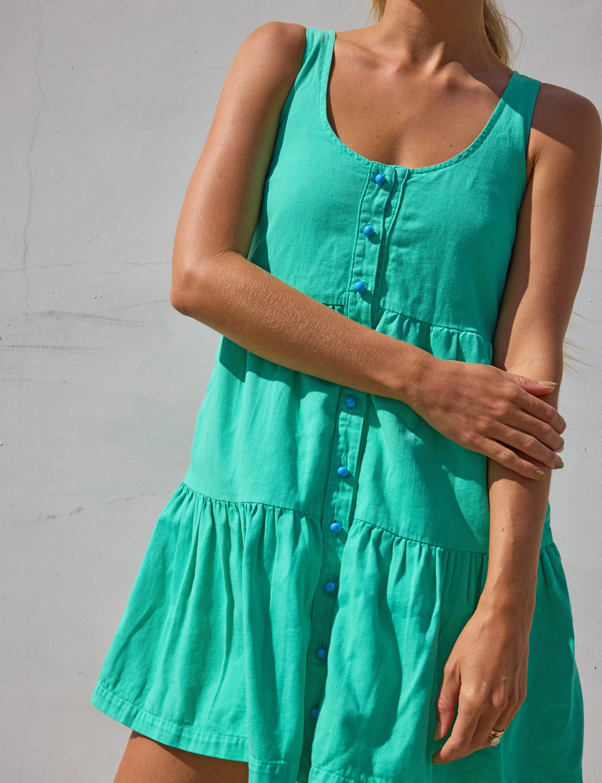 Minty Tier Dress
