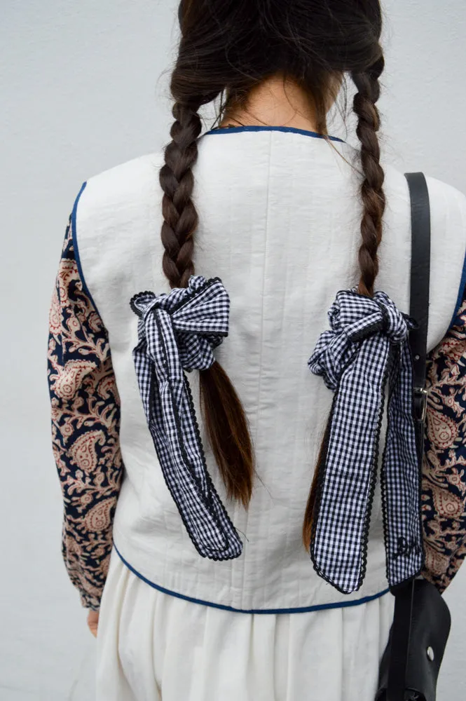 Nué Notes Kingston Egret Embroidered Vest