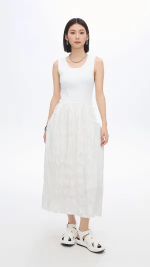 Nylon Patch Knit Dress