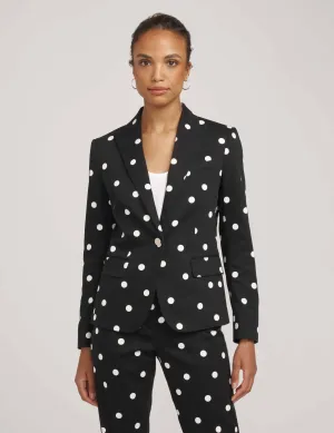 One Button Peak Lapel Jacket- Sale