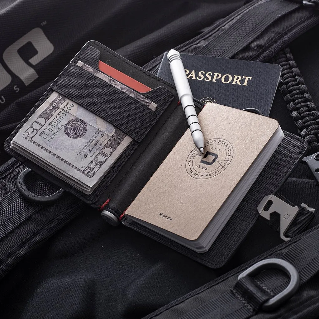 P01 Pioneer Travel Wallet | With Pen & Notebook