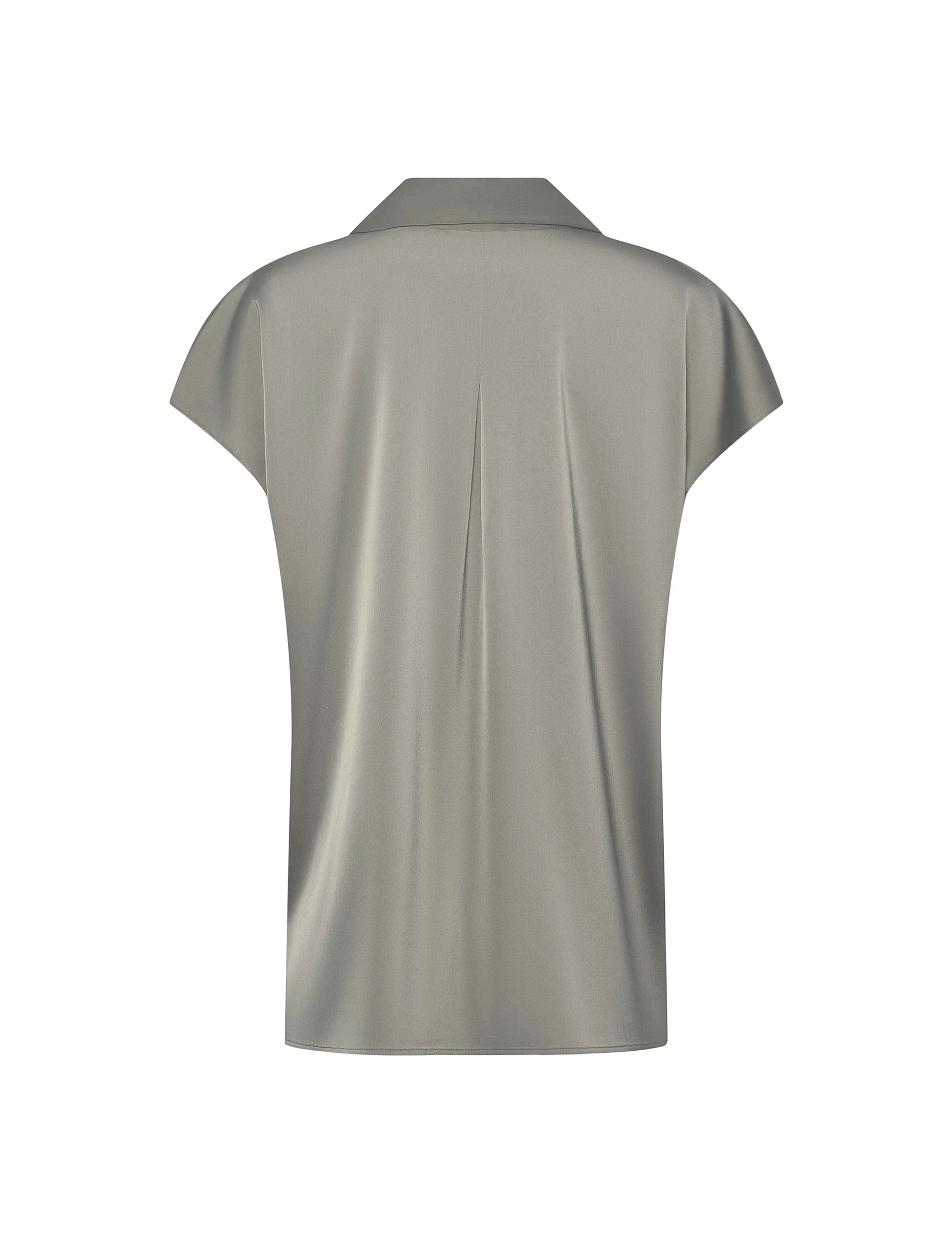 Plus Button Front Drop Shoulder Shirt