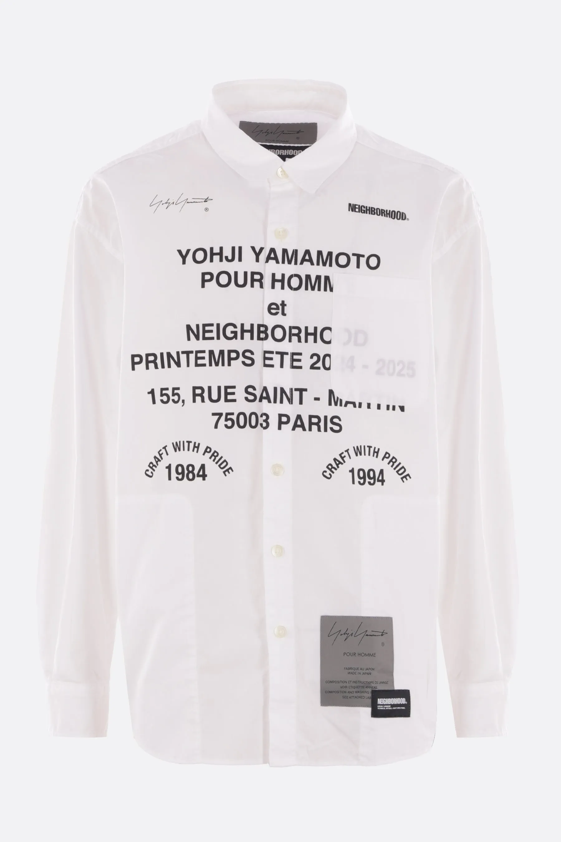 printed poplin shirt