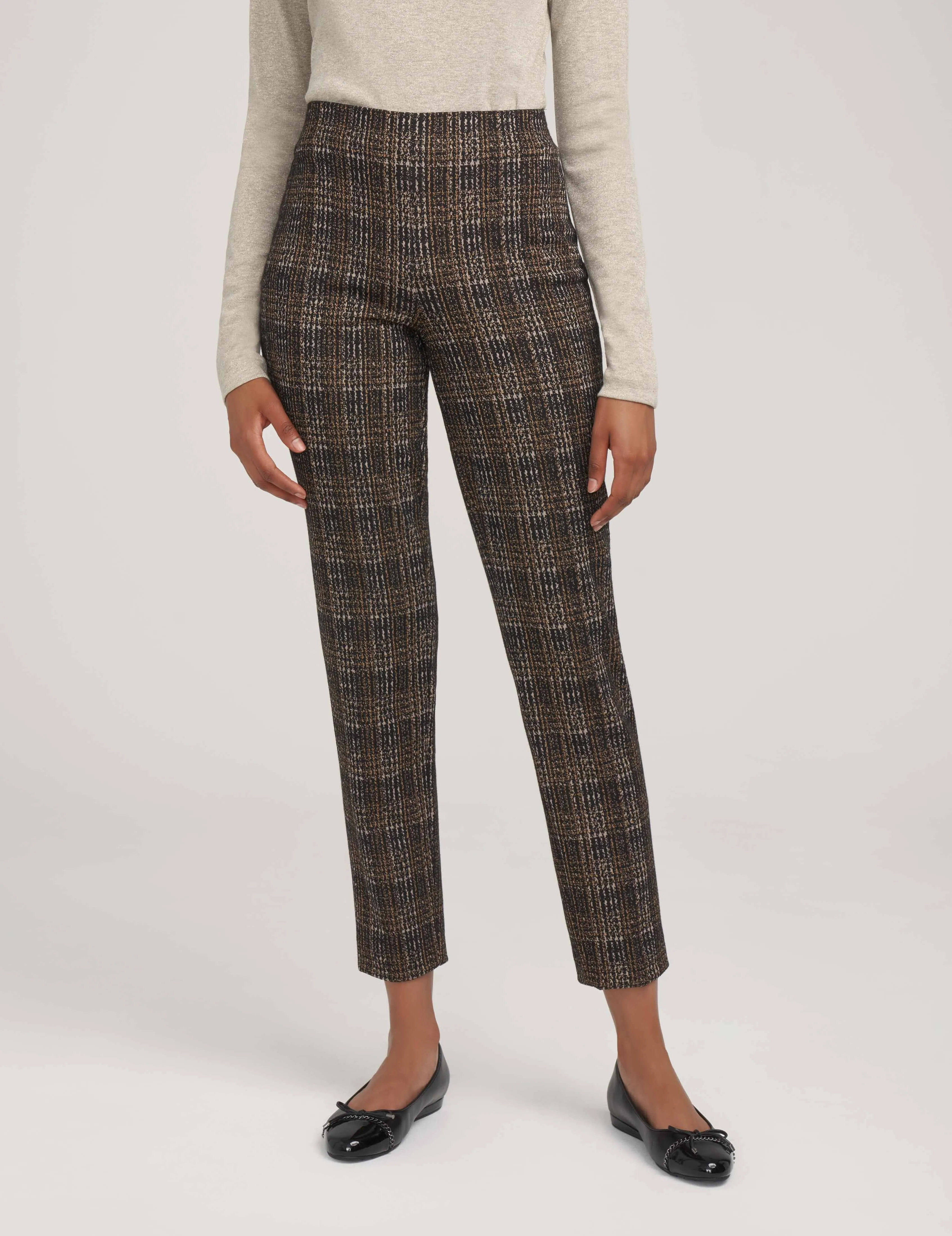 Pull On Hollywood Waist Slim Ankle Pant- Sale
