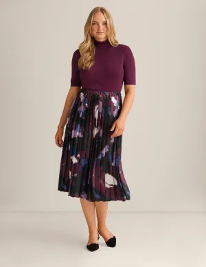 Pull On Pleated Skirt - Sale