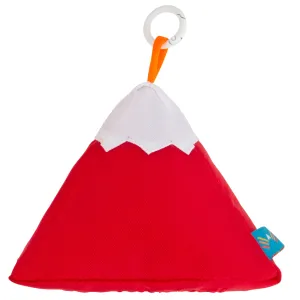 Red Plush Mountain Keychain