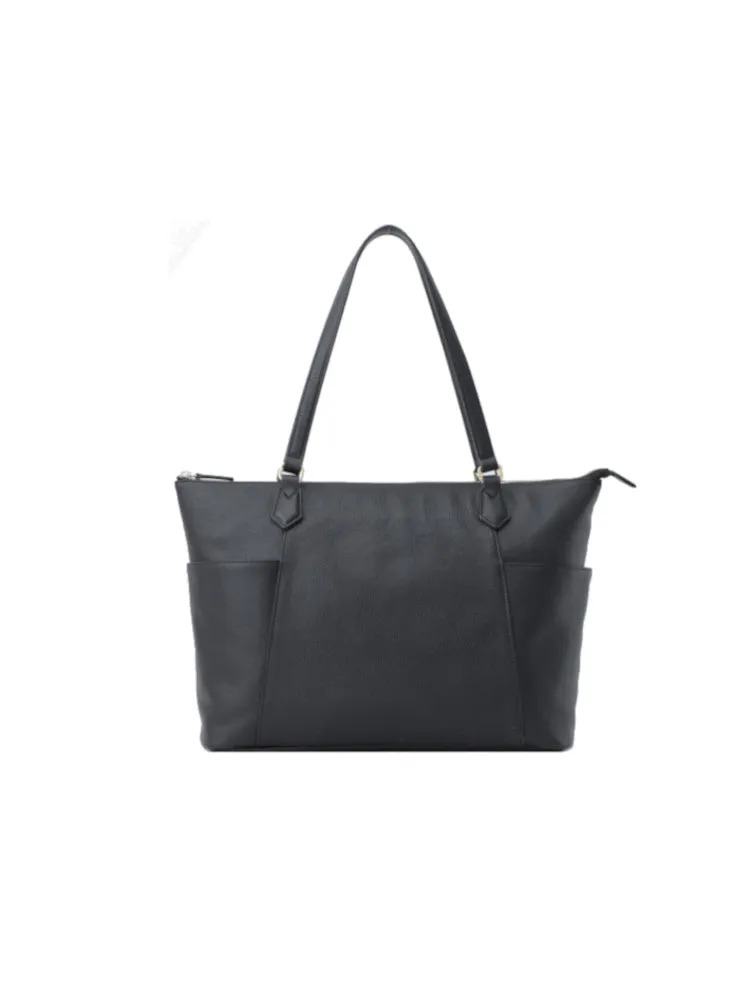Rocky Leather Top Handle Bag