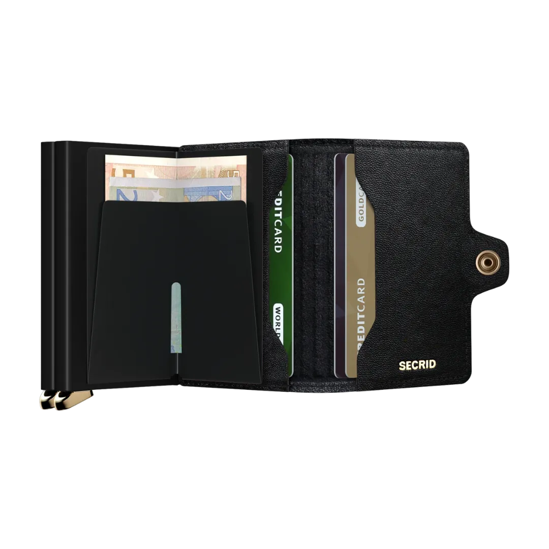 SECRID - Premium Twinwallet Emboss Diamond Black