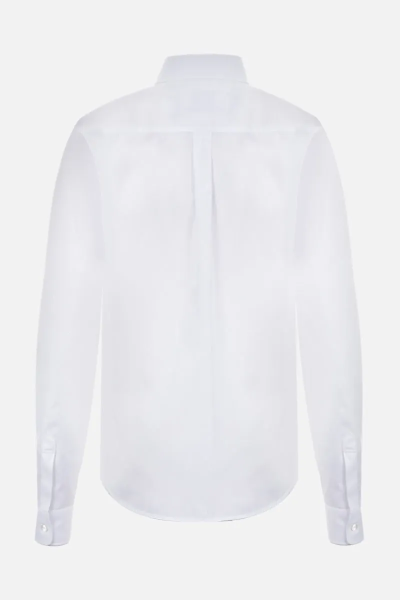 slim-fit poplin shirt