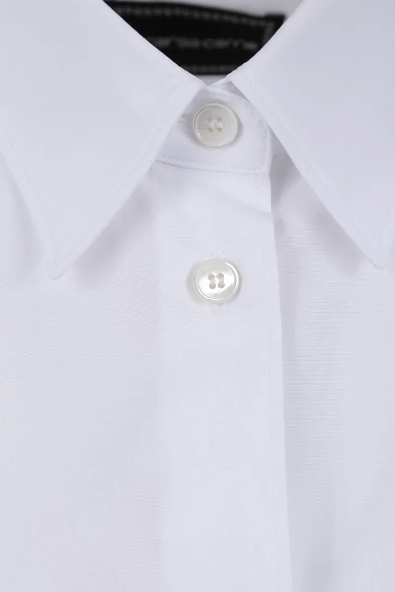 slim-fit poplin shirt
