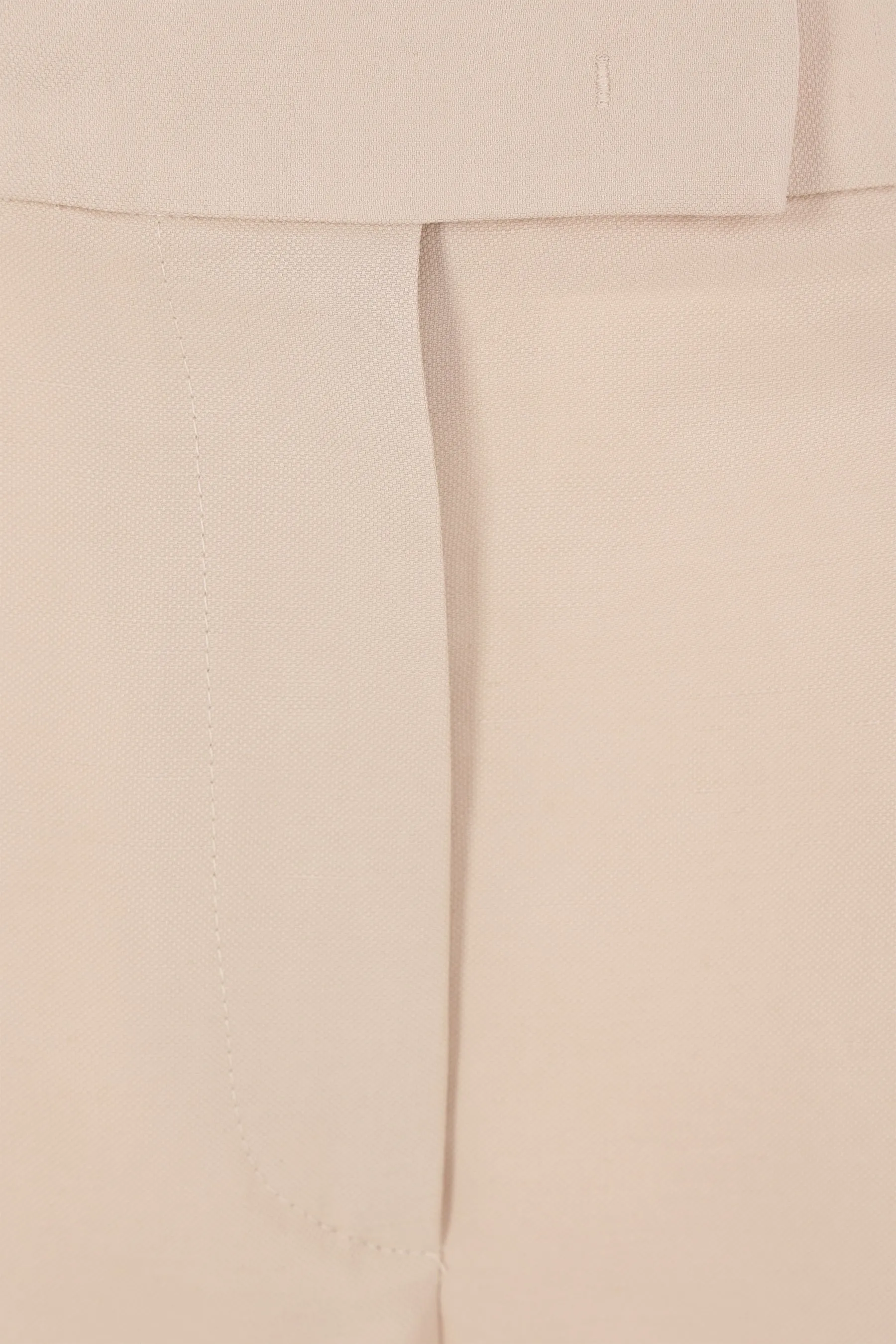 slim-fit trousers in linen and viscose
