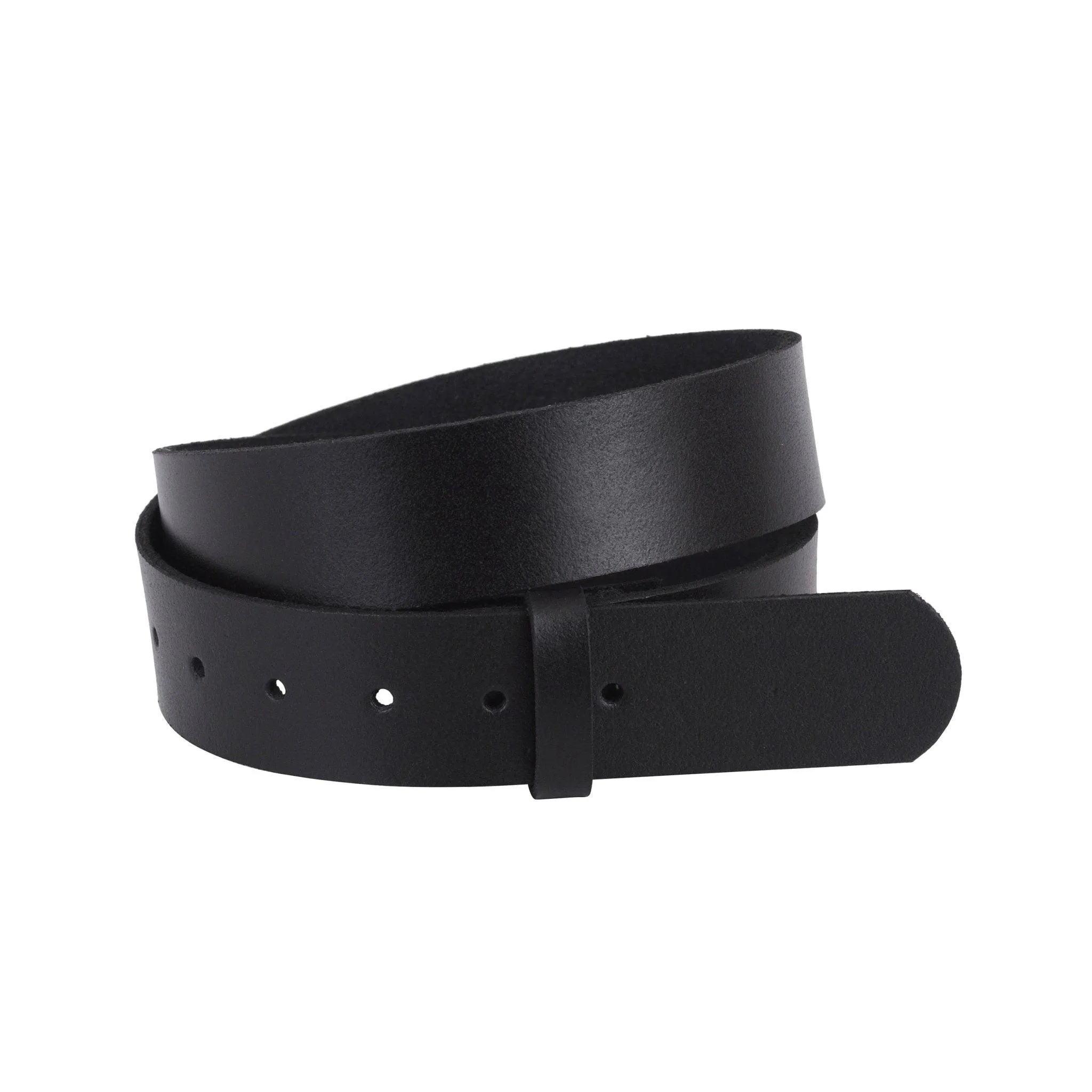 Smooth Snap On Leather Belt Strap