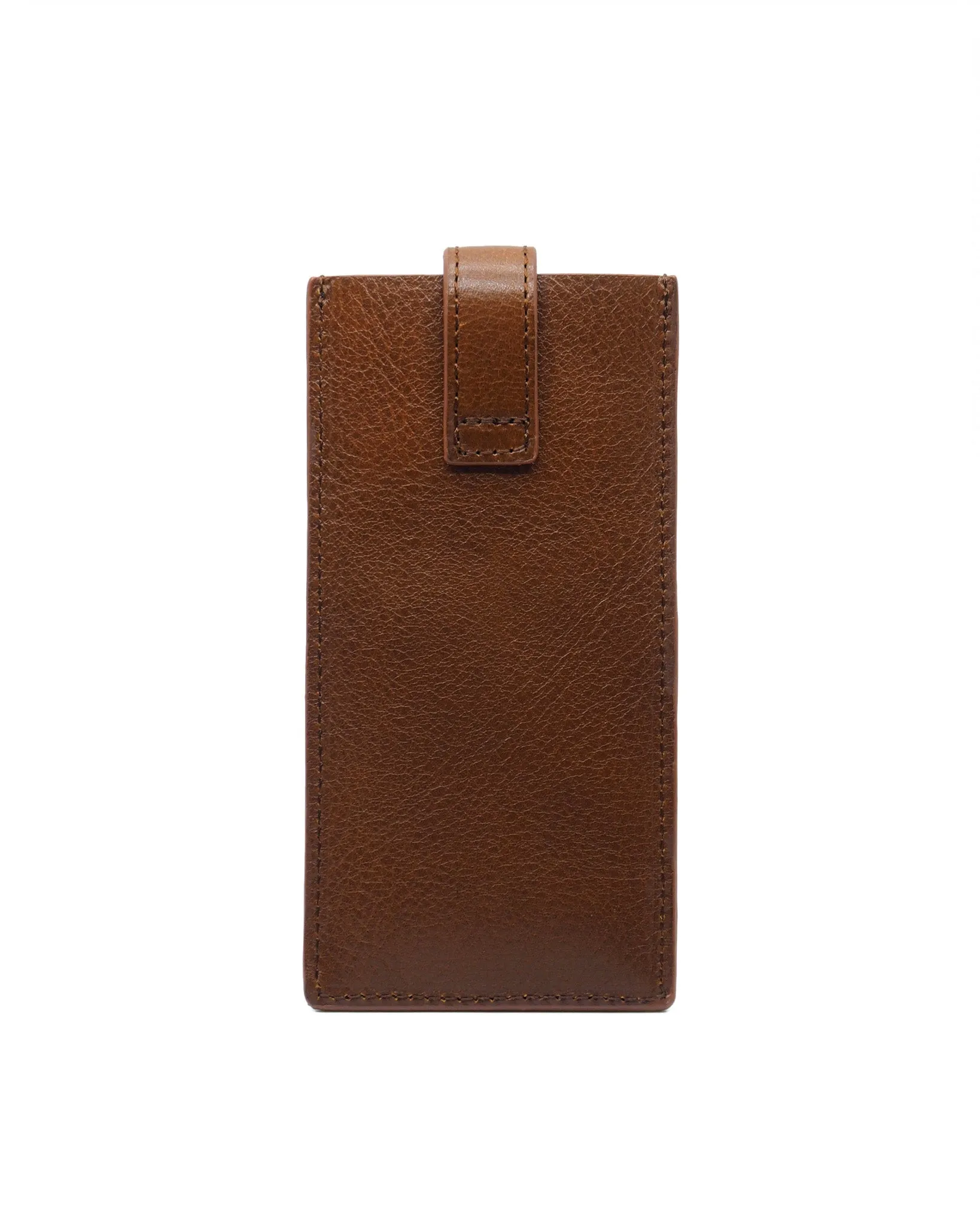 Sunglasses Sleeve (Cognac Svezia Tumbled Leather)