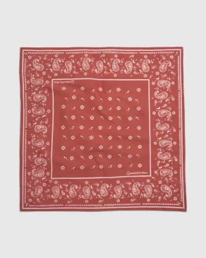 TerraDye Paisley Bandana - Charcoal. Currant