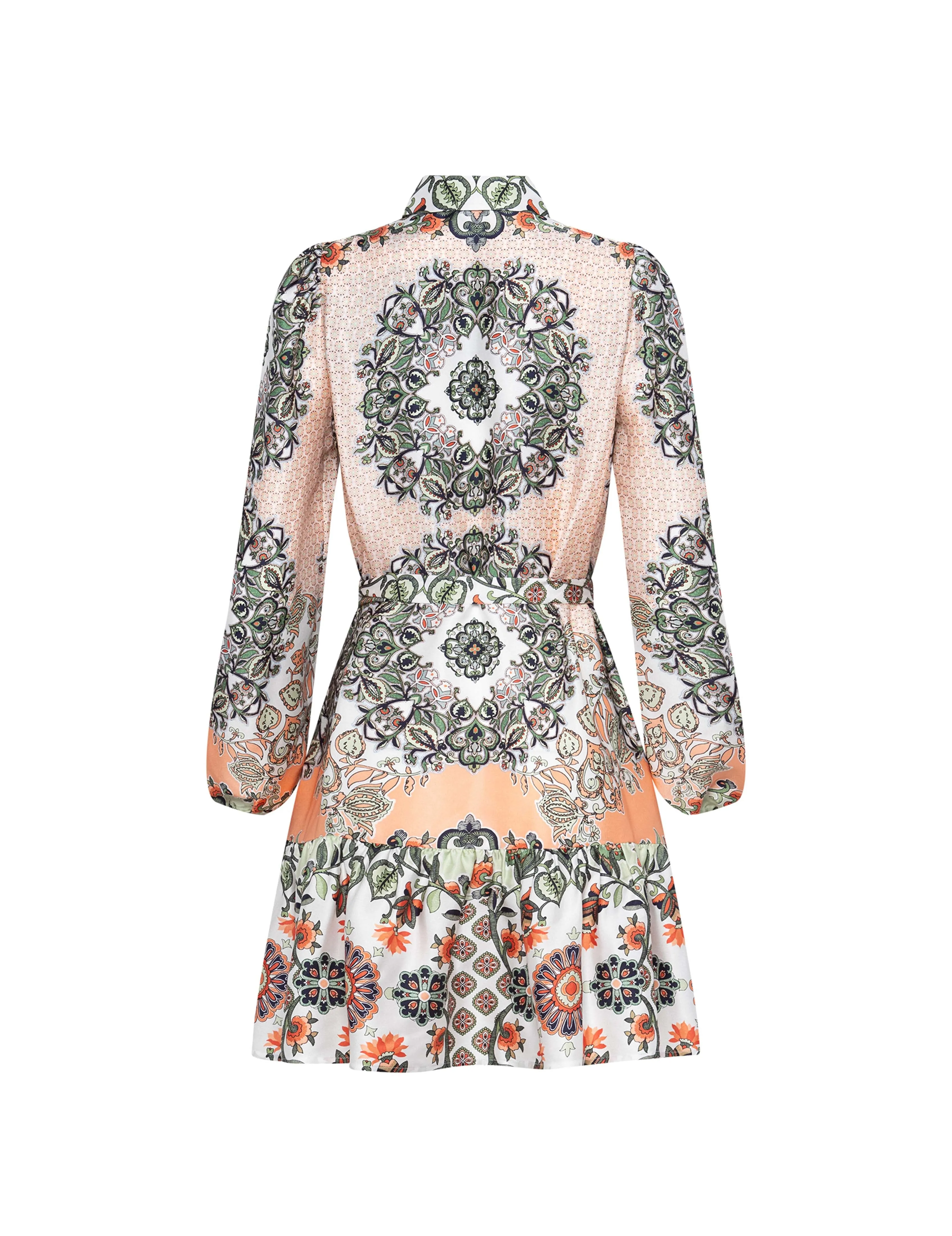 Tiered Shirt Dress