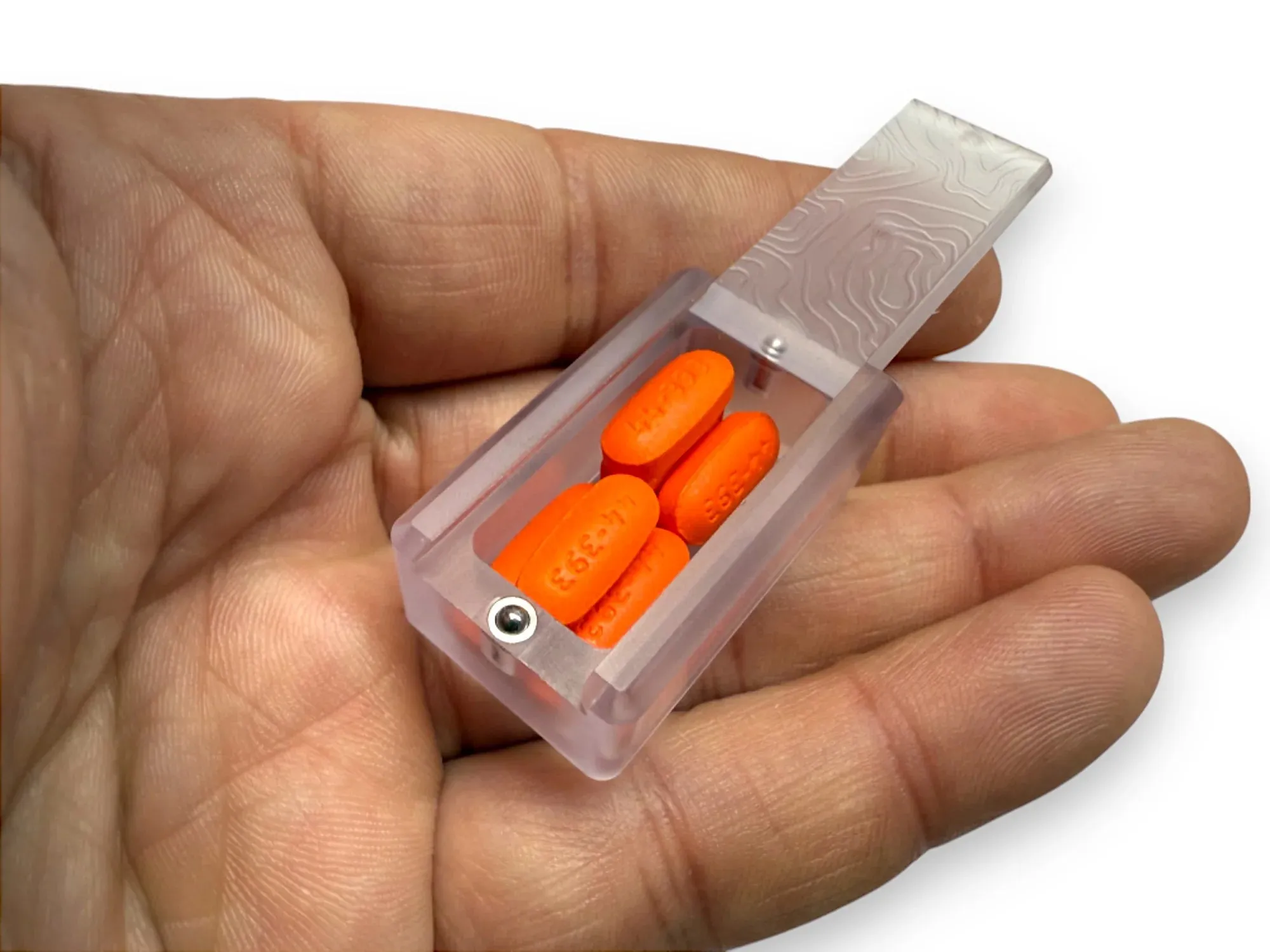 Tiny Polycarbonate Pocket Box - Gen 2 Topo