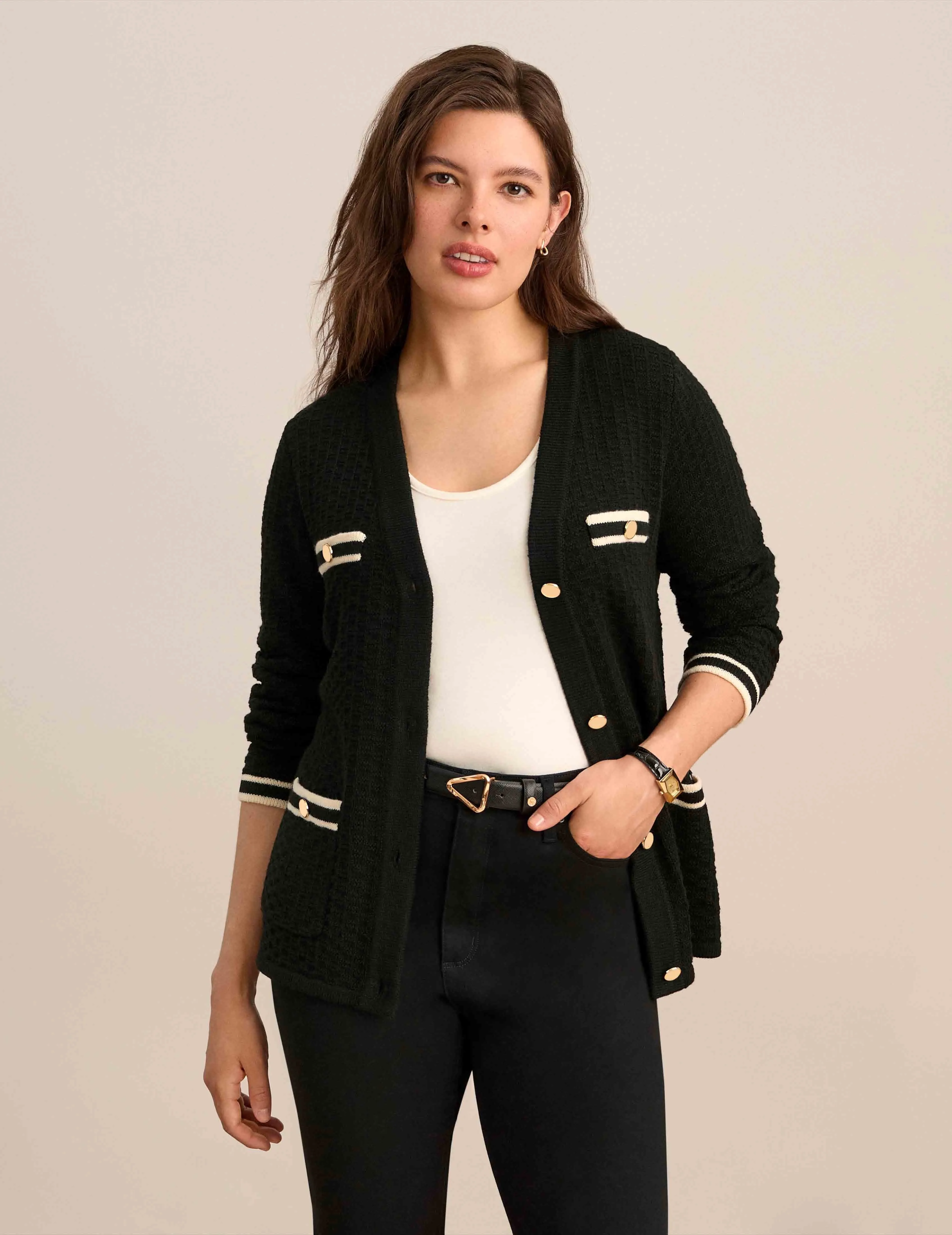 Tipped Cardigan - Sale