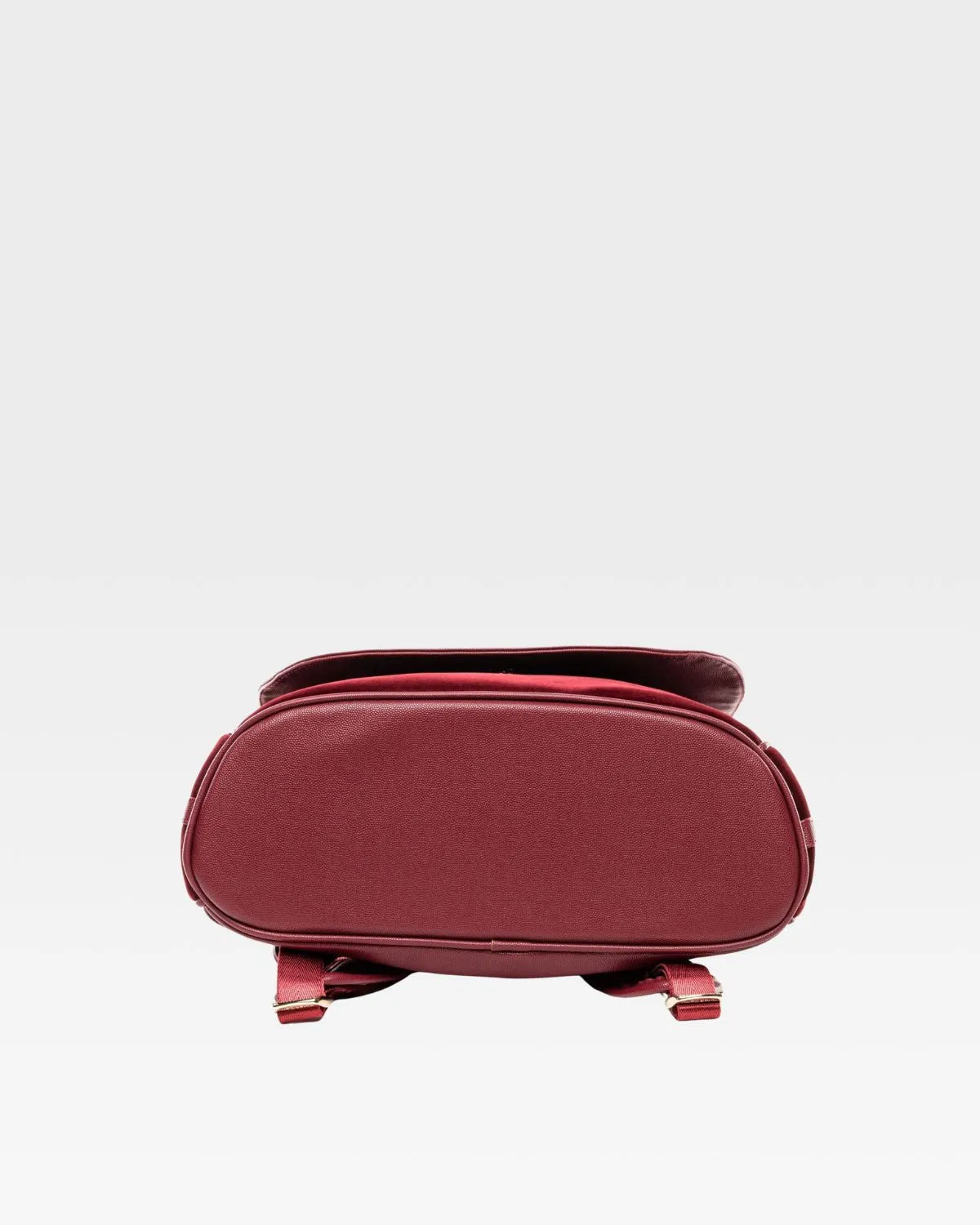 Velvet Backpack in Burgundy