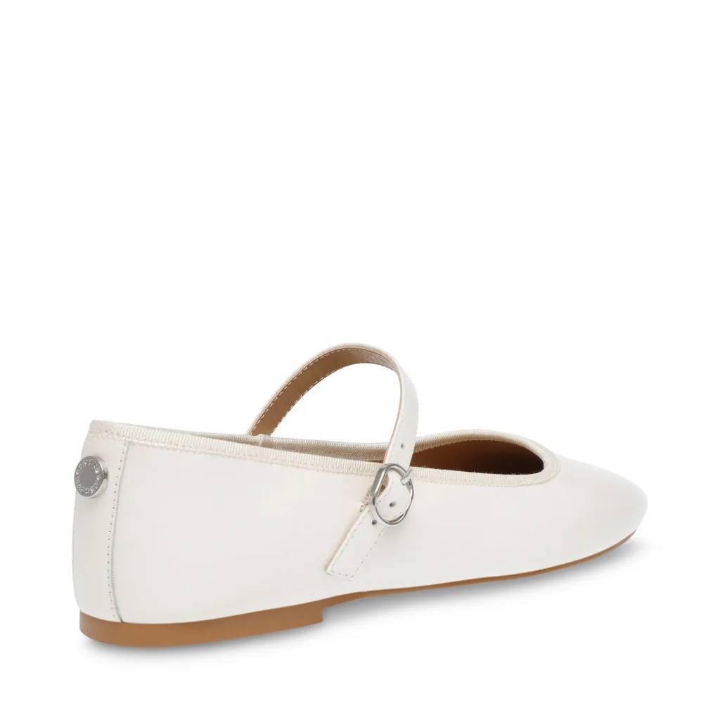 Vinetta Flat Shoe COCONUT MILK LEATHER