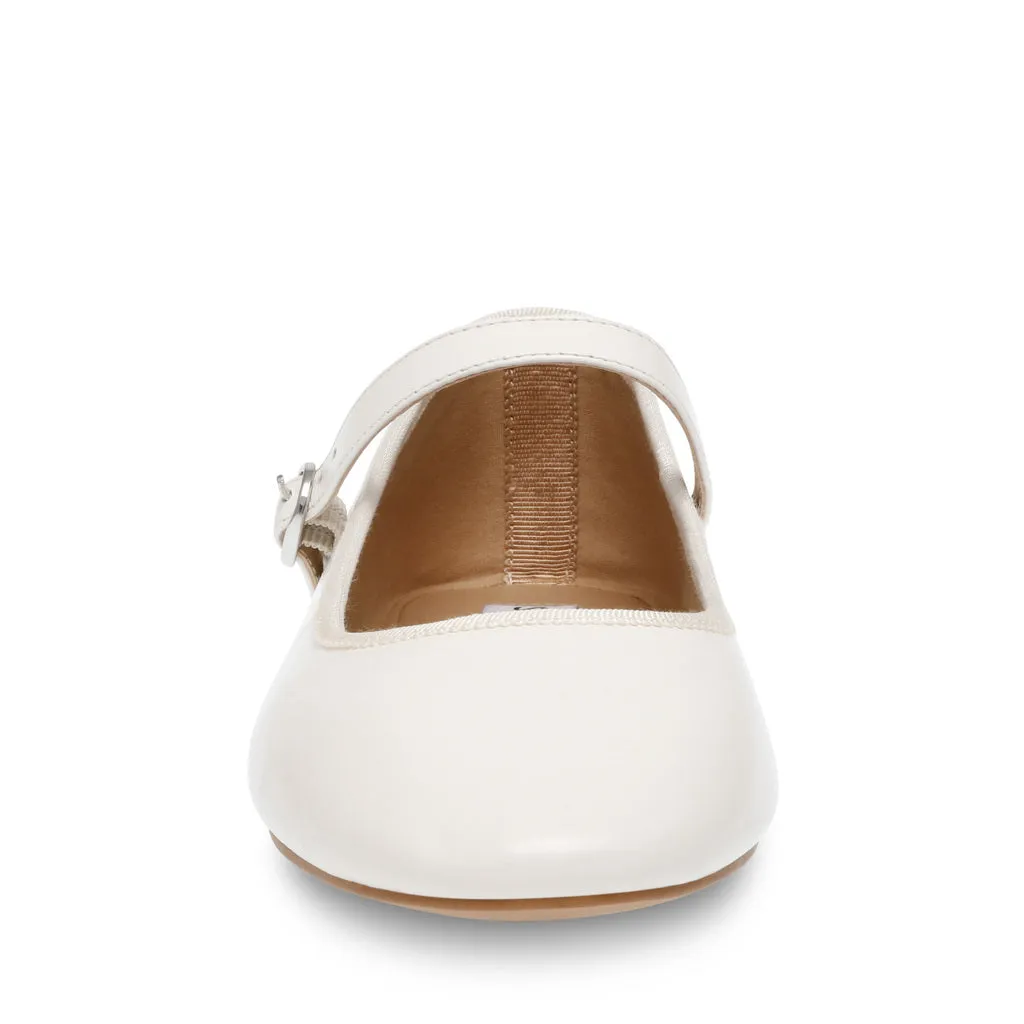 Vinetta Flat Shoe COCONUT MILK LEATHER