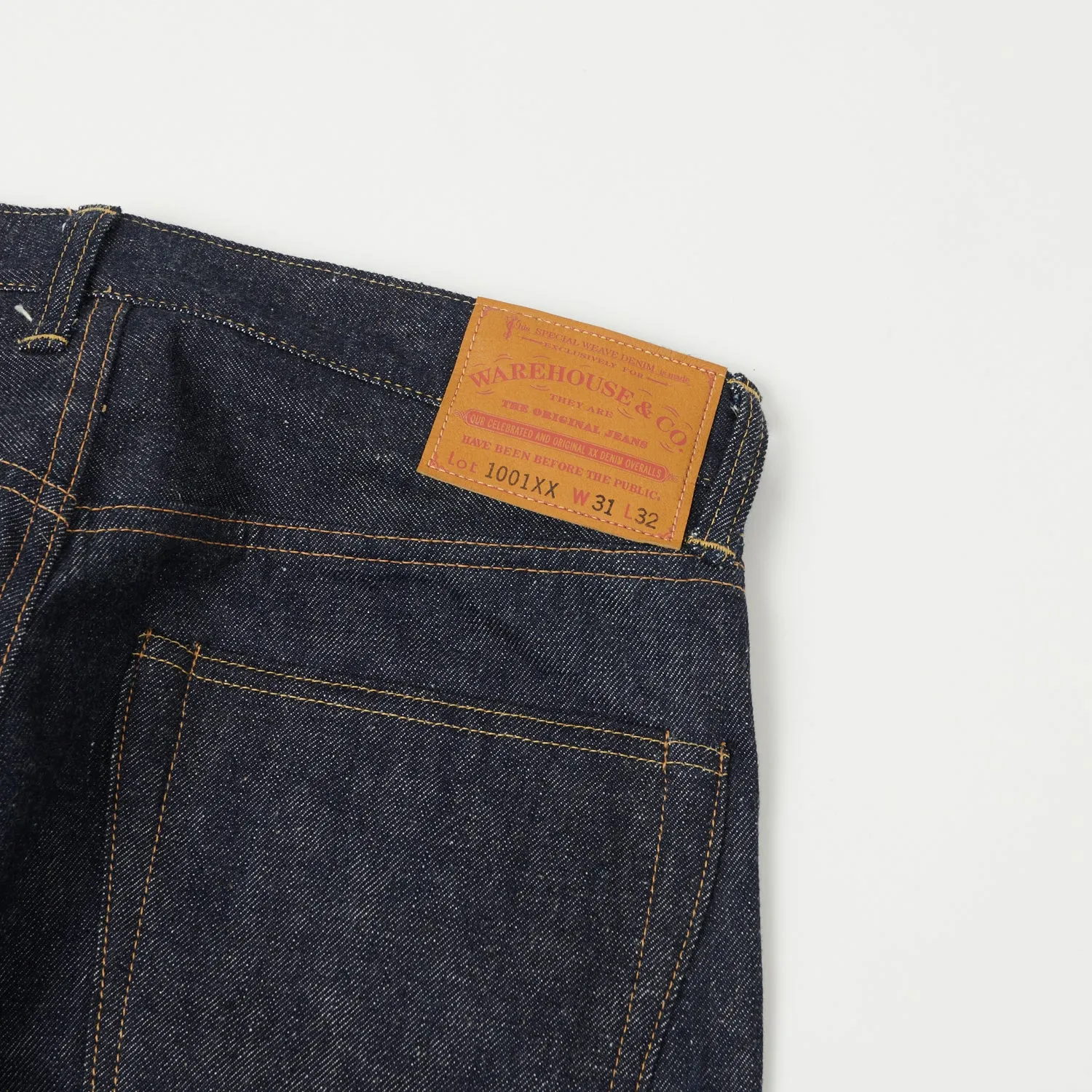 Warehouse & Co 1001XX (OR) 13.75oz Regular Straight Jean - Raw